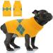Winter dog cat sweater dog soft warm sweater for small dogs pet warm dress vest for chihuahua teddy dackel dwarf dackel yorkie French bulldog yellow s s yb