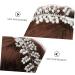Ipetboom Bridal Hair Accessories Tiara Bridal Hair Comb Wedding Hair Comb Women Hair Comb Bride Pearl Accessories White Wedding Hair Accessories - Buy Online on GoSupps.com