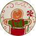 Certified International Holiday Magic Gingerbread 6" Canape/Luncheon/Snack Plates Set of 4 - Buy Online on GoSupps.com