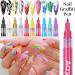 10 Colours Nail Art Pens Set Nail Art Painting Pen Nail Art Graffiti Pen Quick-drying Waterproof Nail Point Graffiti Dotting Pen for Nail DIY Dot Line Flower Pattern - Buy Online on GoSupps.com