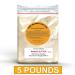 5 lbs Raw Mango Butter | Unrefined, 100% Natural Premium Quality | Great for Skin, Body, Hair Care | DIY Body Butter, Lotions, Creams | Reduces Fine Lines, Wrinkles | Ideal for Eczema, Psoriasis - Buy Online on GoSupps.com