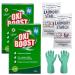 Laundry Power Eco Bundle with 2x Dri-Pak Oxi Boost 600g 2x Kershaw Laundry Starch 500g 1x Pair Household Gloves (M)