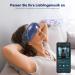 Eebbl Eye Massager with Warmth & Bluetooth Music - Alleviate Dry Eyes Fatigue & Dark Circles - Perfect Gift for Men & Women - Blue (1 Piece) - Buy Online on GoSupps.com