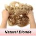 JJstar Messy Hair Bun Curly Wavy Scrunchies - Natural Blonde Chignon for Women & Girls - Buy Online on GoSupps.com