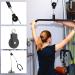 Gothicbrid 90mm Deflection Rolls for Ropes | Heavy-Duty Rope Roller with Hanging Straps & Carabiner Hooks | DIY Gym Fitness Equipment | 160kg Load Capacity - Buy Online on GoSupps.com