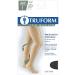 Truform Surgical Stockings - 18 mmHg Compression Thigh High for Men & Women Closed Toe Black - Large (Pack of 2 - Buy Online on GoSupps.com