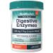 NewRhythm Digestive Enzymes 245 mg with Probiotics and Prebiotics Plant Based 7 Key Enzymes Digestion Nutrient Absorption Protease Amylase & Lipase 60 Vegan Capsules