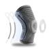 Amtrak Knee Brace Knee Compression Sleeve Support with Patella Gel Pad & Side Spring Stabilizers Medical Knee Support for Running Arthritis Joint Pain Relief ACL Injury Recovery (Gray XL)