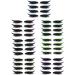 False Eyelashes Set 4 Pair Reusable Eyeliner and Eyelash Stickers 7 Color Waterproof Reusable Eyeliner Eyelash Stickers Easy to Use and Remove 7 color set 1 - Buy Online on GoSupps.com