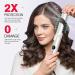 Professional 2-in-1 Curling Iron & Hair Straightener - Airflow Styler with 360 Cool Vents 5 Adjustable Temps Dual Voltage 15s Heat-Up for Salon Quality Curls & Waves - Buy Online on GoSupps.com