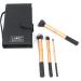 Kabuki Makeup Brushes Set 4pc LaRoc - Complete Beginner Collection | Contour Brush Foundation Brush Detailing Brush Buffing Brush Liquid & Powder Face Make-Up Brush Set - Buy Online on GoSupps.com