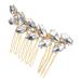 MAGICLULU Fashionable Diamond Hair Accessories Wedding Hair Comb Women Headpiece Decorative Hair Combs Hair Accessory Hair Combs for Women Hair Accessories for Women Hair Comb Clip