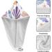 Colorful Shells Hair Towel 2 Pack - Super Absorbent Quick Dry Hair Turbans for Women & Girls - Buy Online on GoSupps.com