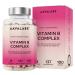 Vitamine B Complex AAVALABS 180 G lules | Complexe de 8 Vitamines B dont Vitamine B12 Vitamine B6 B5 B3 B1 D-Biotine Acide Folique Actif (B9) - Compl ment Alimentaire Vegan pour une nergie Optimale