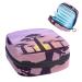 Women's lift Storage pockets Stillpad holder purple twilight baobab silhouette portable period kit pocket feminine product bag for women girls color3