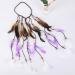 Boho Layered Feather Headband - Purple Tribal Hairband for Women & Girls | Halloween Decoration & Accessories - Buy Online on GoSupps.com