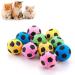 Molain Foam Sponge Balls Cat Toy 10 Pieces Soccer Cat Balls Large Cat Toy Balls Cat Play Toy Cats Interactive Ball Toy Indoor Outdoor 4 cm blue pink yellow green