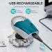 7D Kensen Upgrade Head Shaver for Bald Men - Electric Razor with Trimmer - Waterproof Grooming Kit - USB Rechargeable - Silver - Buy Online on GoSupps.com