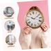 HOMSFOU 2pcs Retro Wall Clock Safety Wall Clock Storage Wall Clock Wall Hanging Clock Household Goldenx2pcs 25*7cmx2pcs - Buy Online on GoSupps.com