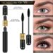 Mascara Black Volume and Length 4D Silk Fiber Waterproof Mascara Natural and Falsies Effect Lengthening Voluminous Full and Soft Mascara 5X Longer Smudge Proof for Short and Thin Lashes Eye Makeup 15 g (Pack of 1) - Buy Online on GoSupps.com
