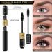 Waterproof Black Silk Fiber Mascara - Extra Long Thick Lashes | Non-Clumpy Makeup 9ml - Buy Online on GoSupps.com
