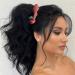 Christmas Glitter Sequin Hair Scrunchies - Red+Green Elastic Ponytail Holders for Girls & Women - 5PCS Set for Festive Hair Accessories - Buy Online on GoSupps.com