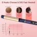 Rotating Curling Iron 5 Temperature 1 1/4 in Automatic Curling Iron Dual Voltage 360 Rotating Hair Curler Travel Auto Hair Curling Wands 1H Auto-Off & 30s Fast Heat Self Curler Hair Styling Tools Blue - Buy Online on GoSupps.com