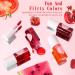 Mini Lip Stain Waterproof Lip Tint 3 in 1 Lip and Cheek Tint Mini Liquid Lipstick Moisturizing and Hydrating for Cheeks and Eyes (Apple 7.1ml) - Buy Online on GoSupps.com