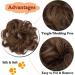 SEGO Curly Bun Hairpiece | Ash Brown Hair Tie Extension for Messy Updos #10 - International Shipping - Buy Online on GoSupps.com