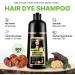  Uocasi Dye Shampoo For White Hair Instant Dye Shampoo For Men And Women - Natural And Durable Hair Care Shampoo Plant Dye 3 In 1-500 ML Black - Buy Online on GoSupps.com