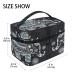 Elephant India Art Cosmetic Bag Organizer - Zipper Makeup & Toiletry Bag for Women & Girls - Buy Online on GoSupps.com