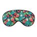 Bright Strawberries and Berries Sleep Mask for Women Adjustable Sleeping Eye Shades Cover with Elastic Strap