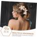 VINTORKY 1 Set Leaves and Flowers Hair Comb Flower Hair Decorations Womens Headpiece Hair Accessories for Women Girl Headpiece Bride Headdress Wedding Hairpin Bride Headpiece Hair Comb Clip - Buy Online on GoSupps.com
