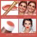 Gireatick Liquid Beauty Wand Set: Matte Cheek Blusher, Contour Highlighter, Bronzer Stick with Cushion Applicator - Long Lasting, Natural Shimmer, Silky Cream Makeup - Buy Online on GoSupps.com