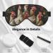 SSIMOO Adjustable Chickens Sleep Mask - Breathable Fashionable Eye Mask for Comfortable Sleep - International Shipping - Buy Online on GoSupps.com