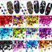 Cute 3D Holographic Nail Glitter Sequins - 12 Colors | Nail Art Stickers & Decals for Acrylic Nails | Shiny Confetti Glitters for Nail Designs - Buy Online on GoSupps.com