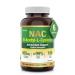 Herba NAC Supplement 600mg 180 Vegetable Capsules | N-Acetyl-L-Cysteine | NAC Supplement 600 mg for Antioxidant | Premium & Pure | Product of Canada | 180 Capsules