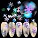 Nail Glitter Sequins - 6 Boxes Snowflake Christmas Nail Art | Holographic Glitter for DIY Decorations - Buy Online on GoSupps.com