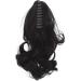 S-noilite Synthetic Clip-in Ponytail Extension - Curly Dark Black 12 Inch - 110g | Hairpieces for Women - Buy Online on GoSupps.com