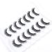 Wleec Beauty Short Fluffy Lashes 10mm - 7 Pairs | 3D Natural Wispy False Eyelashes FM14 - 6-10mm - Buy Online on GoSupps.com