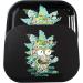 Mini Metal Rolling Tray with Magnetic Lid and Spill Proof Cover - Cute Decorative Tray - 7x5.5 Black - Buy Online on GoSupps.com