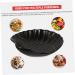 BESTonZON Salad Plate Decor for Kitchen Decoration for Living Room Shell Shaped Plate Home Decor Plate Kids Food containers White Salad Bowls Serving Bowl Ceramic Serving platters Snack Case Black 16.3X15.5X3.5CM - Buy Online on GoSupps.com