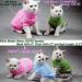 Bolbove Bro'Bear Cable Knit Turtleneck Sweater Blue - X-Small for Small Dogs & Cats - Buy Online on GoSupps.com