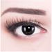 Buy Meralens Crazy Black Out Colored Contact Lenses - Top Quality Annual Lens for Carnival Halloween & Fun - 0.0 Diopters 14.00mm Diameter - Buy Online on GoSupps.com