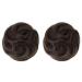 REECHO 2 PCS Mini Claw Clip in Messy & Cat Ears Hair Bun Extensions Wig Accessory Updo Hairpieces for Women Girls (Pack of 2-3.5" Wavy Dark Brown with Copper Highlights) Pack of 2 - 3.5" Wavy Dark Brown with Copper Highlights - Buy Online on GoSupps.com