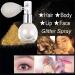 Shimmer and Shine with Pearl White Body Glitter Spray for Hair, Face, and Nails - Makeup Highlighter Powder with High Gloss Sparkle - Buy Online on GoSupps.com