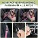 Slowton Dog Harness with Safety Belt for Car - Breathable Light Pink Seat Belt with 2 Carabiner Hooks | Medium Size - Buy Online on GoSupps.com