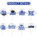 40Pcs 5th Grade Graduation Cupcake Toppers Graduation Cupcake Toppers 2024 Blue Glitter 5th Grade Graduation Party Decorations 2024 Class of 2024 Cupcake Topper for Grade Graduation Party Supplies Bblue - Buy Online on GoSupps.com