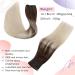 Vivien Wire Extensions - Real Remy Hair Balayage Light Brown & Platinum Blonde - 40cm 80g #8/60 - Buy Online on GoSupps.com