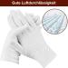3 Pairs of 100% Cotton White Gloves - Soft Moisturizing Jersey Fabric Gloves Size L (27 cm) - Perfect Protective Handwear for All - Buy Online on GoSupps.com